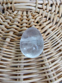 Bergkristall Edelstein-Eier,  ca. 3 cm, Made in Germany